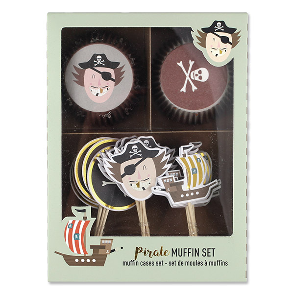 Ava & Yves , Cupcake - Set , Pirat