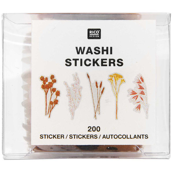 Washi Sticker "Trockenblumen" - Rico Design