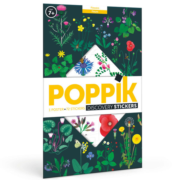 Stickerposter " Flowers " - Poppik