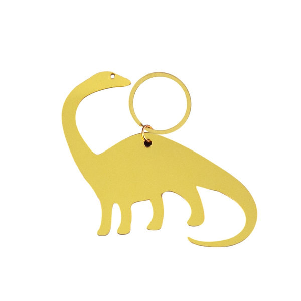 Schlüsselanhänger " Dino gelb " - Global Affairs