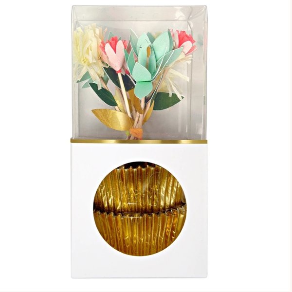 Cupcake Set " Blumenstrauß" - Meri Meri