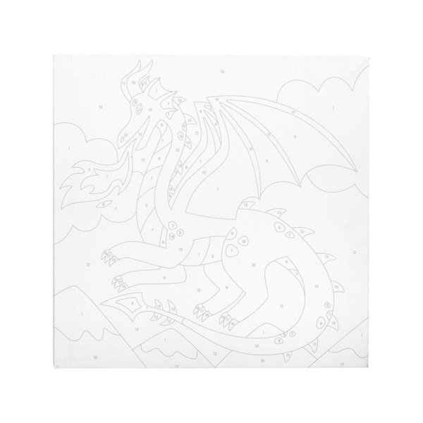 Malen nach Zahlen " Fantastic Dragon " - Ooly