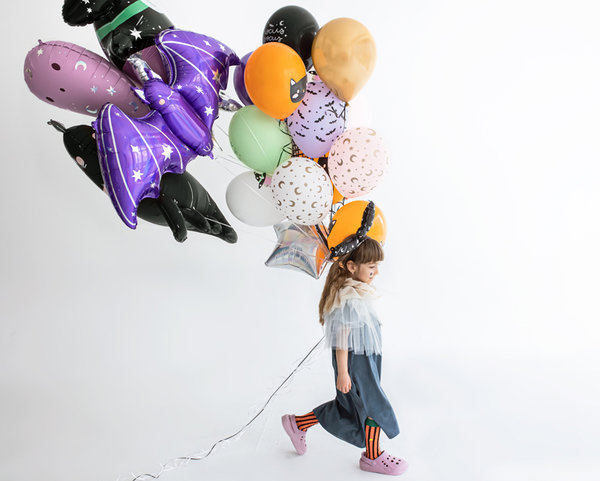 1 Ballon l Folienballon "Lila Fledermaus"  119,5x51 cm