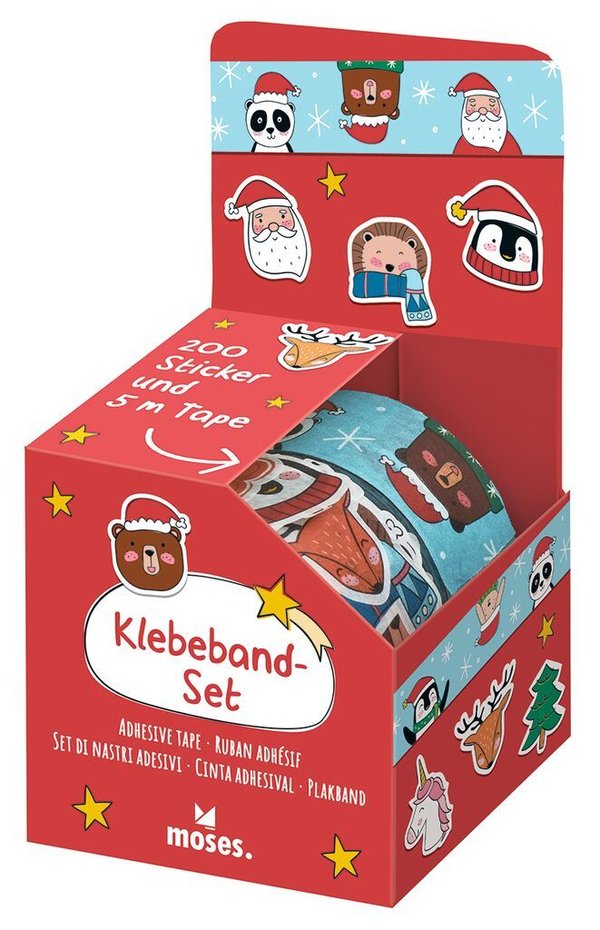 Klebeband - Set  "Weihnachtsfreunde" -Moses - Verlag