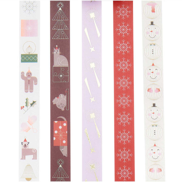 Paper Poetry Tape Set Christmas Figuren „I love Christmas“, 5 -teilig - Rico Design