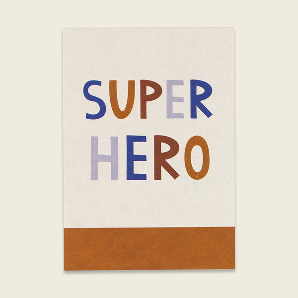 Postkarte "SUPER HERO" - Ava&Yves