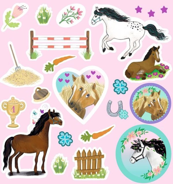 Stickerbuch "Pferde" - Moses-Verlag