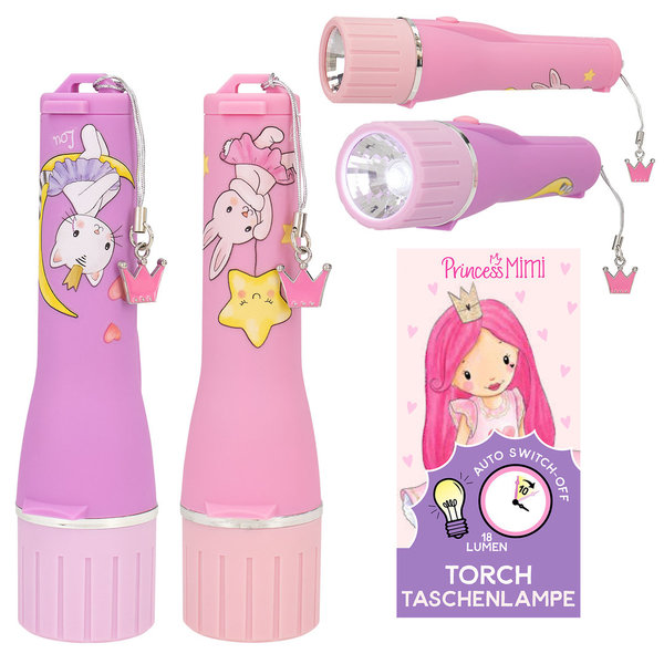 Princess Mimi Taschenlampe mit Timer, verschiedene Farben - Depesche