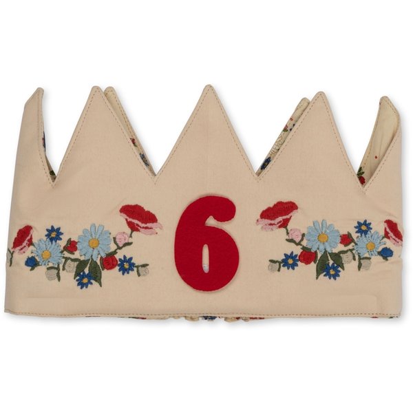 Geburtstagskrone , 1-9 Jahre ,  BIRTHDAY CROWN - Blumen - Konges Sløjd